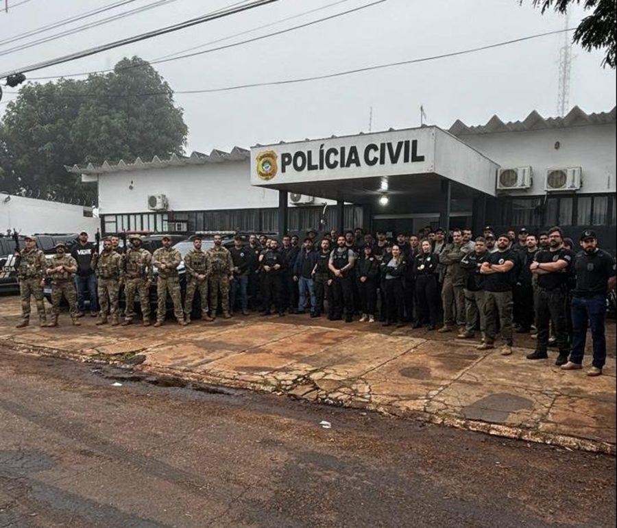 Policiais de Nova Andradina participam de operação contra o crime