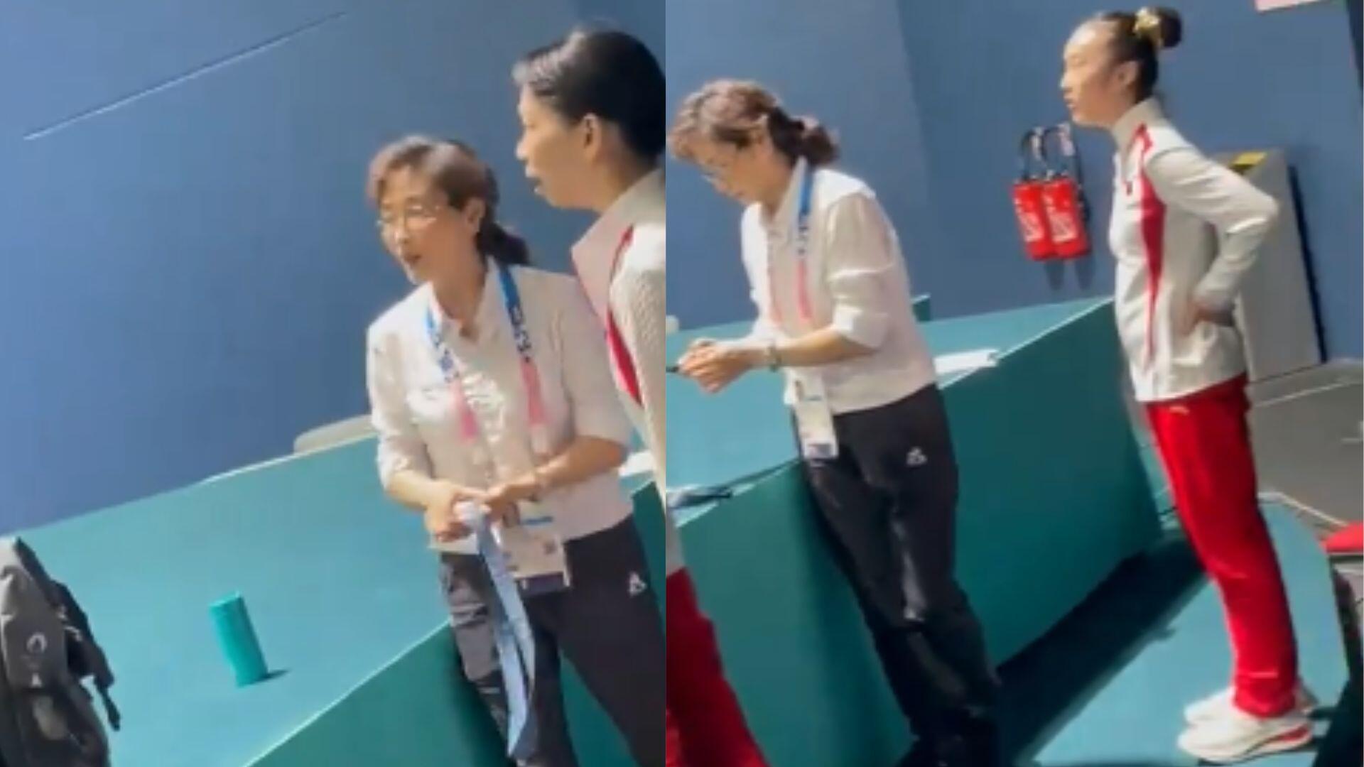 Árbitra chinesa aparece em vídeo fotografando medalha de prata de prova em que Rebeca foi 4ª