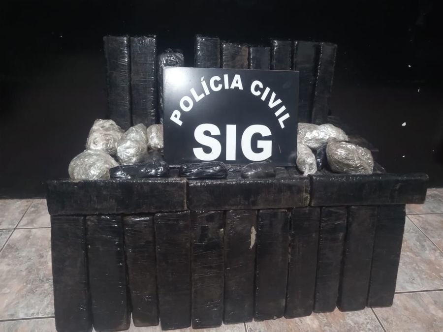 SIG apreende mais de 200 kg de maconha em Nova Andradina