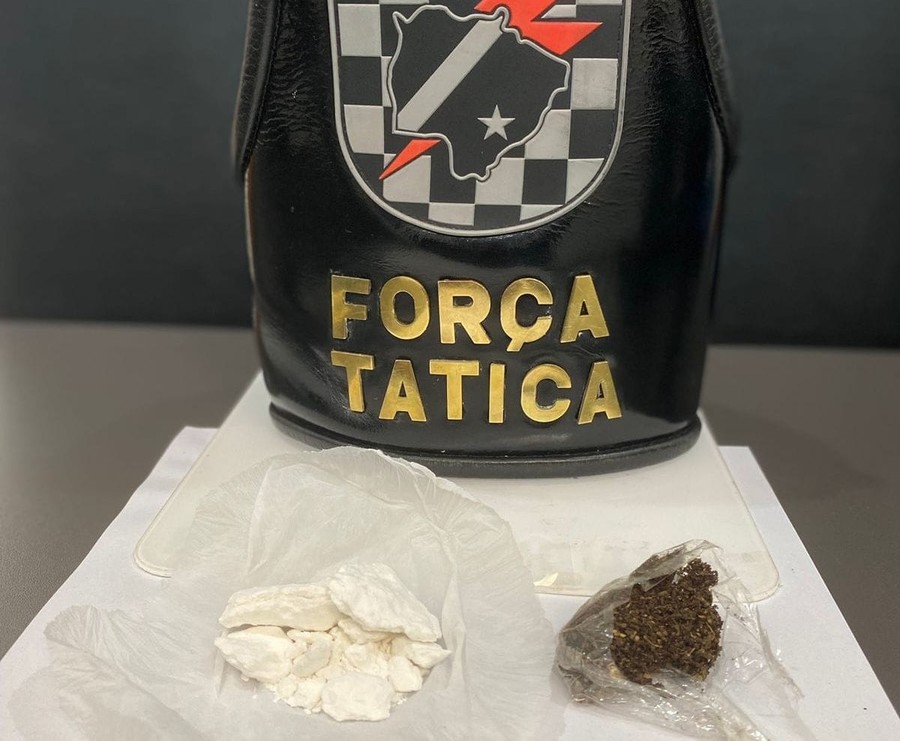 Força Tática de Bataguassu apreende cocaína e maconha que seriam