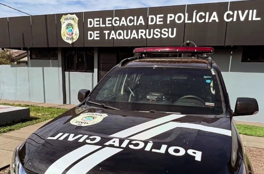 Em Taquarussu, homem é preso em flagrante pelos crimes de perseguição,