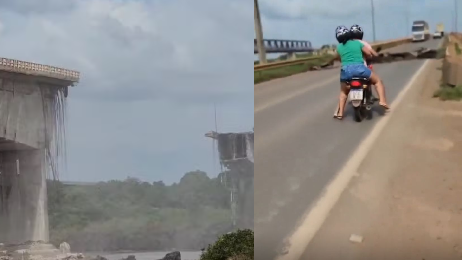 Vereador gravava denúncia sobre situação de ponte quando estrutura desabou, fazendo vítimas no Tocantins