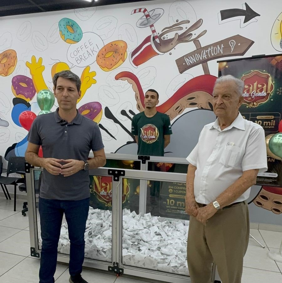 Campanha “Natal da Gente” premia consumidores com R$ 10 mil em vales-compras em Presidente Prudente