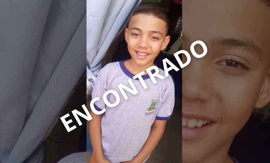 Garoto que estava desaparecido é encontrado em Nova Andradina