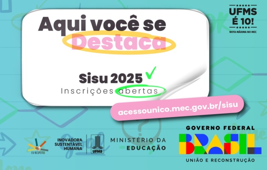 UFMS oferta vagas para 125 cursos de graduação no Sisu em Nova