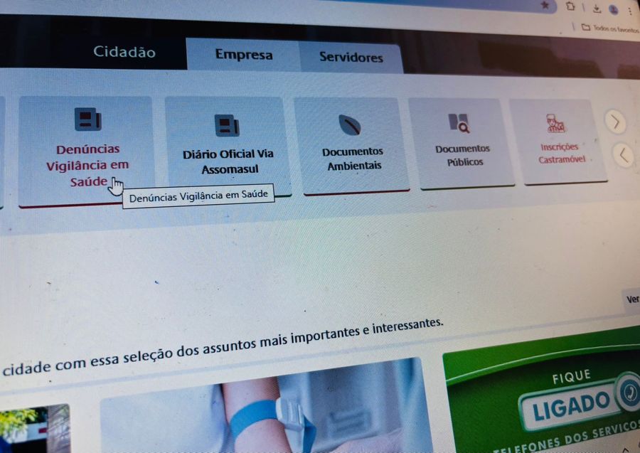 Vigilância em Saúde otimiza link para serviços e denúncias