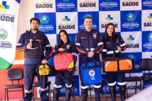 NOVO GAMA FORTALECE ATENDIMENTO DE URGÊNCIA COM ENTREGA DE EQUIPAMENTOS PARA O SAMU